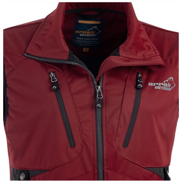 Arrak Outdoor Acadia Softshell Vest - Hundetræningsvest - RØD - Billede 4