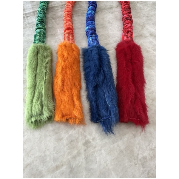 SWAG Rabbit Bungee Bar - Belønningslegetøj, ægte kaninpels - Billede 2