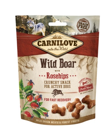 Carnilove Chrunchy Snacks - Vildsvin og hyben