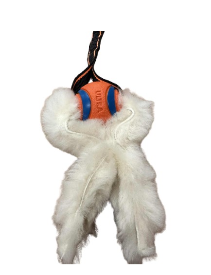 Paws Made™ Bungee Ultra Chuckit Ball Med with Sheep Tails - Billede 2