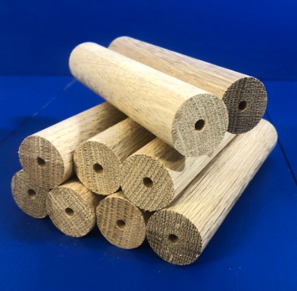 Bidestykke LG. 2,5 x 12cm. Egetræ Reservedel apport - Hundesport