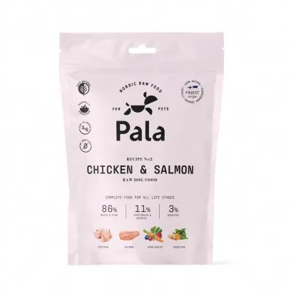 Pala Recipe #2 Kylling & Laks 400g - Råfoder